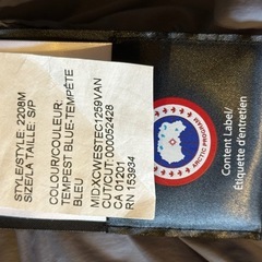 美品カナダグース⭐︎カーキダウンジャケット⭐︎カブリフーディＳナイロン軽量メンズの画像