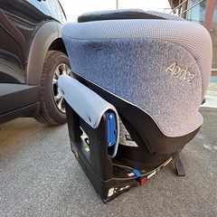 【岐阜市引き取り】Aprica/チャイルドシート/クリクラ 360度回転の画像