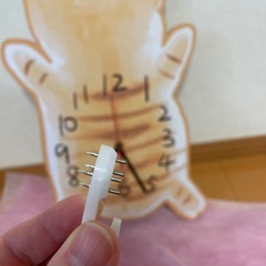 猫のデザイン時計の画像