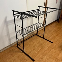 押入れ収納棚ハンガーラックの画像