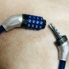 【バイク・自転車鍵】自由設定・番号変更可能の画像