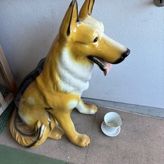シェパード　犬　置き物の画像