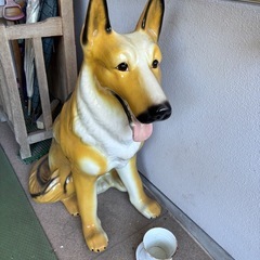 シェパード　犬　置き物の画像