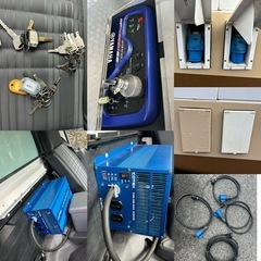 マツダ ボンゴトラックＤＸ　移動販売車　キッチンカー発電機付き　車検付き　８ナンバー加工車　３槽シンク　給排水タンク美品の画像