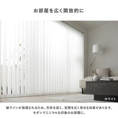 【美品】②立川ブラインド　1級遮光？　バーチカルブラインド 幅2m8cm 丈2m5cmの画像