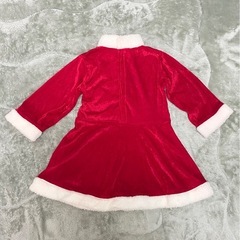 サンタコスチューム 赤 子供用 100㎝の画像