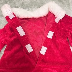 サンタコスチューム 赤 子供用 100㎝の画像