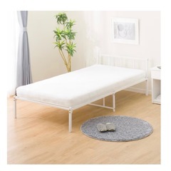 ニトリシングルベッド➜ホワイト)の画像