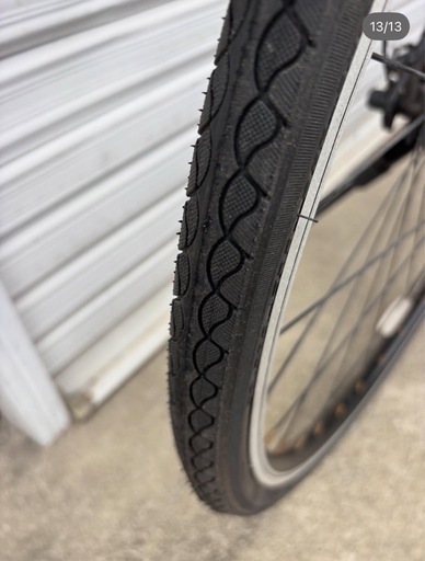 整備士による点検済み】☆前後中古タイヤ☆ 7段変速クロスバイク防犯