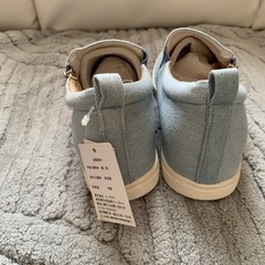 未使用　ジップ付き　スリッポン　23.5cmの画像