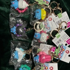 サンリオキャラクターズ ミャクミャクなりきり立体マスコットカラーキーホルダーの画像