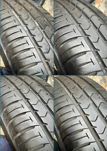 155/65R14 中古タイヤ4本 (サクサク工場) 長崎のタイヤ、ホイールの