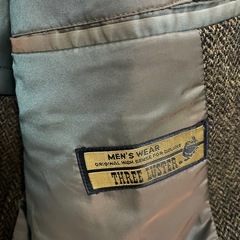 THREE LUSTRE ツイード テー ラードジャケットの画像