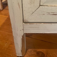 アンティーク調　スタンドミラーの画像