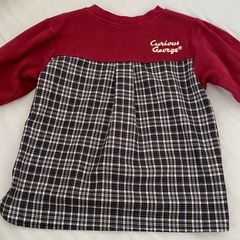 petit main おさるのジョージ 長袖トレーナー100の画像