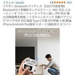 ワイヤレスイヤホン T20の画像