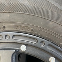 スタッドレスタイヤ アルミセット ダンロップWINTERMAX02 175/80R14 4.5J +43 XTREME-J 軽バン エブリィなどにの画像