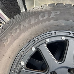 スタッドレスタイヤ アルミセット ダンロップWINTERMAX02 175/80R14 4.5J +43 XTREME-J 軽バン エブリィなどにの画像