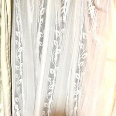 カーテン、レースセットの画像