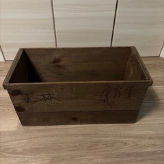 りんご箱　2個セット　の画像