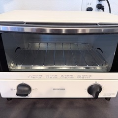 IRIS OHYAMA オーブントースター 2022年製 生活家電 ホワイトの画像