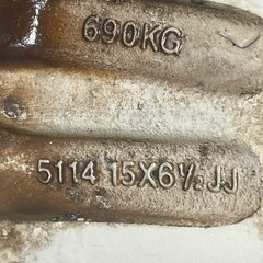 スタッドレス　アルミホイール4本セット205/65r15の画像