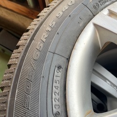 スタッドレス　アルミホイール4本セット205/65r15の画像