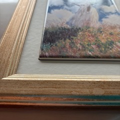 モネの「日傘の女」陶板画の画像