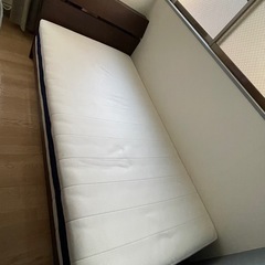 シングルベッド、マットレスの画像