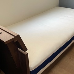 シングルベッド、マットレスの画像