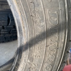無料❗️溝あり❗️145/80R13  スタッドレスタイヤの画像