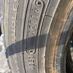 無料❗️溝あり❗️145/80R13  スタッドレスタイヤの画像