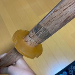 中古　美品　赤樫　木刀　鞘付き　長さ約104cmの画像