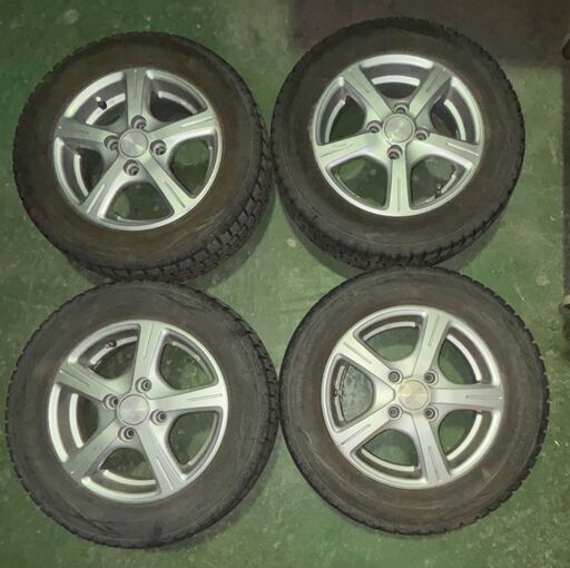 スタッドレスタイヤアルミホイール4本セットスズキ、ダイハツ軽自動車