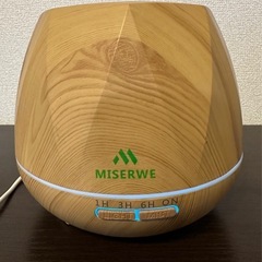  アロマディフューザー 噴霧式　タイマー付 LEDライト変色の画像