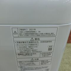 ID 700383　パナソニック6K　２０２１年製　NA-F60PB14の画像