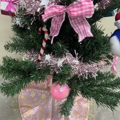 値下げしました！クリスマスツリー 箱、電飾付き 86299の画像