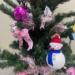 値下げしました！クリスマスツリー 箱、電飾付き 86299の画像