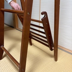 折りたたみ式ハンガーラックの画像