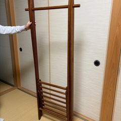 折りたたみ式ハンガーラックの画像