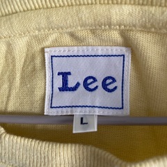Lee Tシャツ イエローの画像