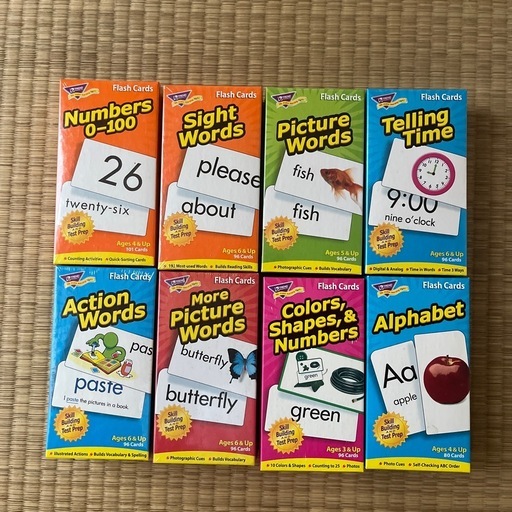 知育玩具　フラッシュカード　英語