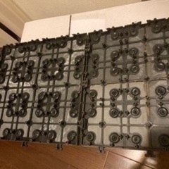 屋外用ジョイントタイル 　 デザインタイル ハイクオリティタイル　はめこみ式 ベランダタイル　陶器製　グレー系の画像