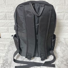 ビジネスリュック 黒　無地　USBポート付　メンズ リュックサック　大容量　39の画像