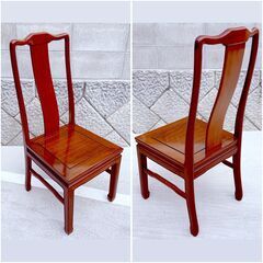 【高級】円卓/ダイニングセット/8人用/回転テーブル付き/花梨/木製/大型家具/直径154cm【ガラス天板付き】中華料理店/E1EX0307の画像