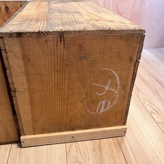 りんご箱　古箱4個セットの画像