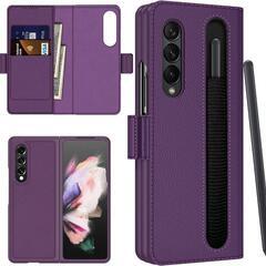 galaxy z fold3 5g 専用ケース sペン収納 手帳型スマホケースの画像