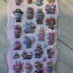 ラブブ風シール4セットの画像