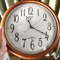 【引取限定】CITIZEN シチズン ネムリーナPH-DH3 8MY418-0 電波掛け時計 自然夜光の画像