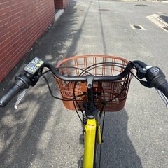 YAMAHA PAS raffini イエロー 電動アシスト自転車 シティタイプの画像